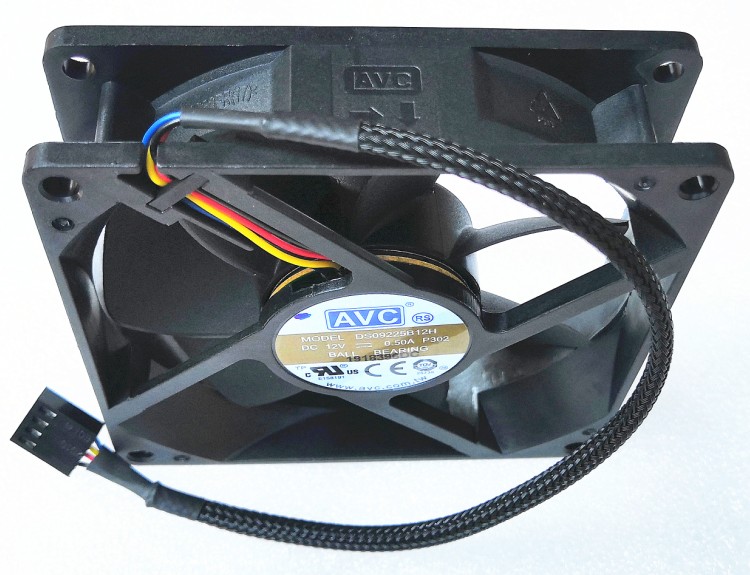 Original AVC DS09225B12H Cooling Fan 12V 0.5A 6W 4wires DS09225B12H Fans